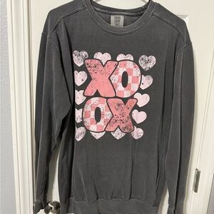 Comfort Colors Gray XOXO Sweatshirt